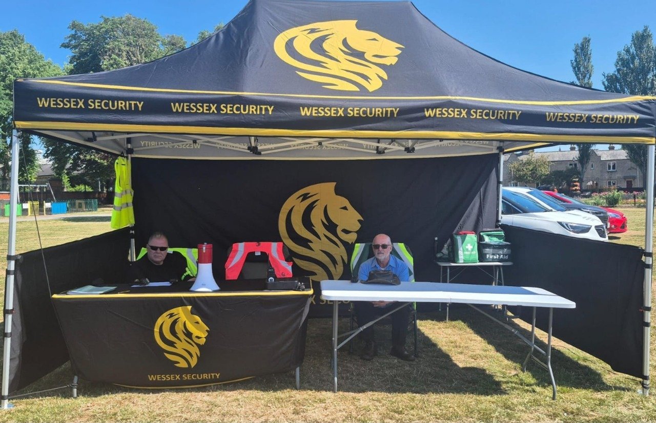 Wessex Security team at a community event
